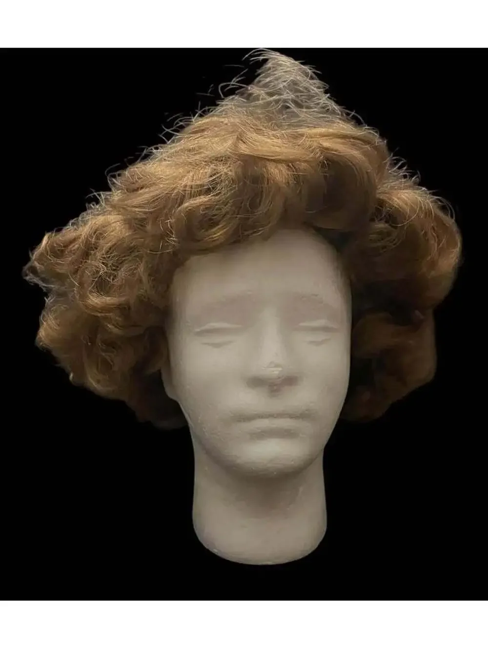 Curly Light Brown Wig